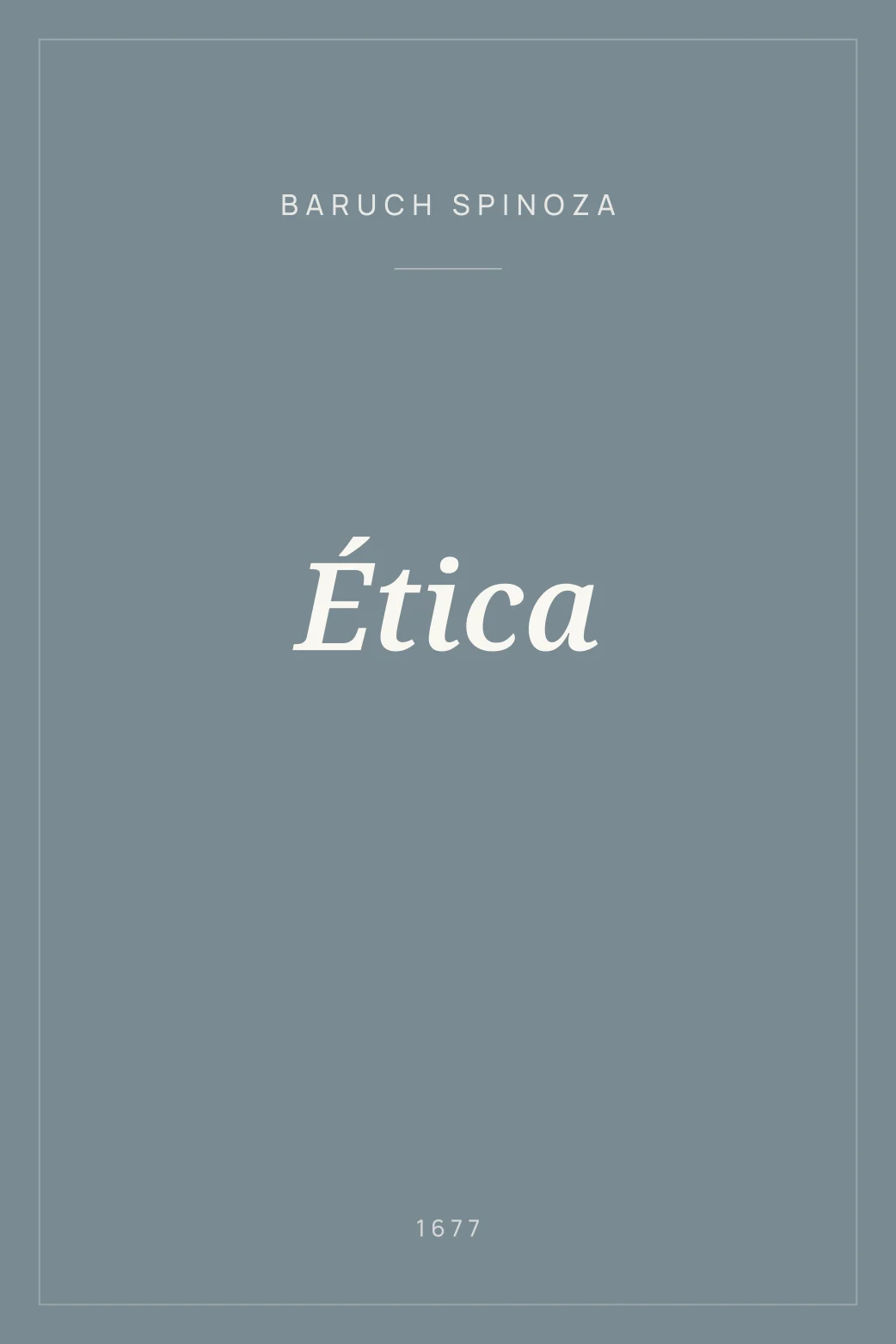 Portada de Ética
