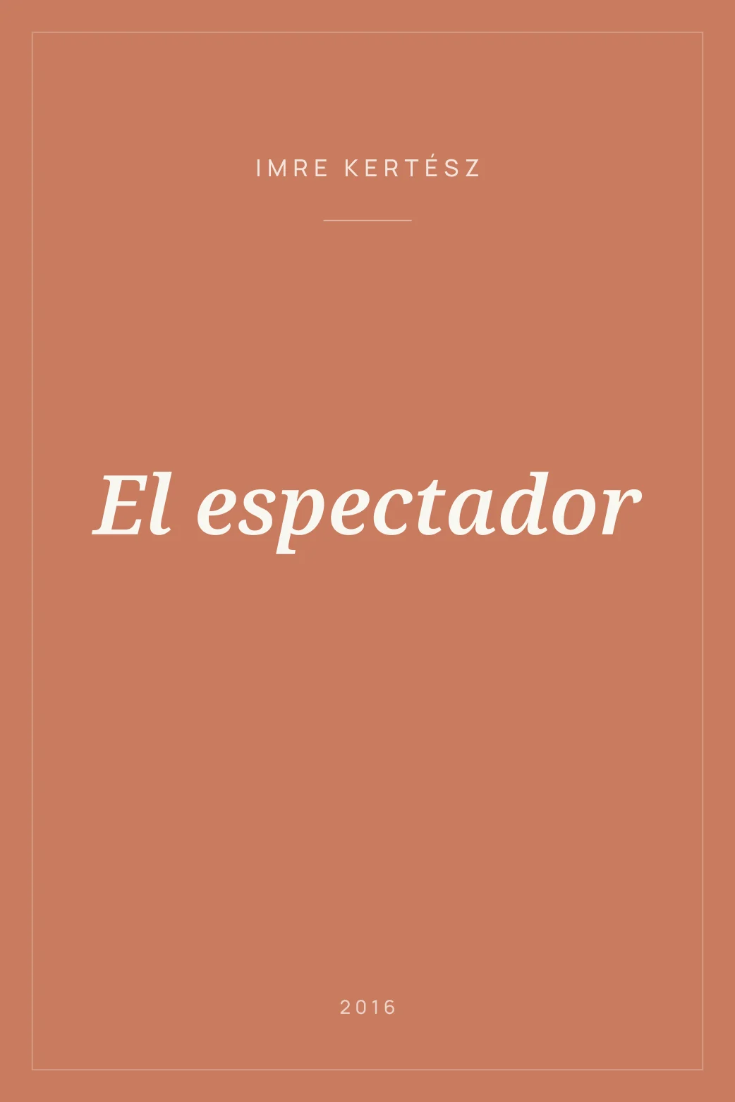 Portada de El espectador