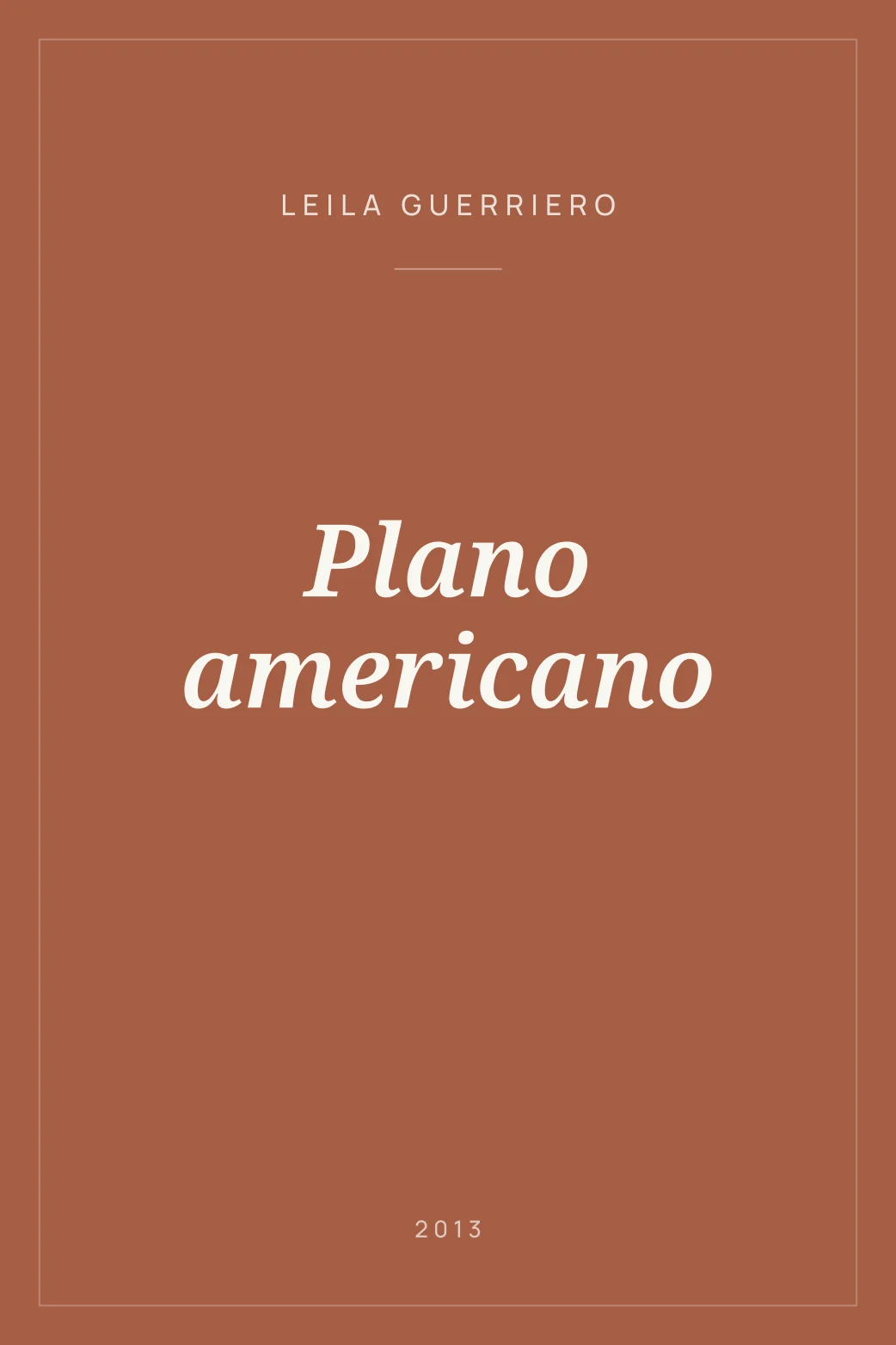 Portada de Plano americano