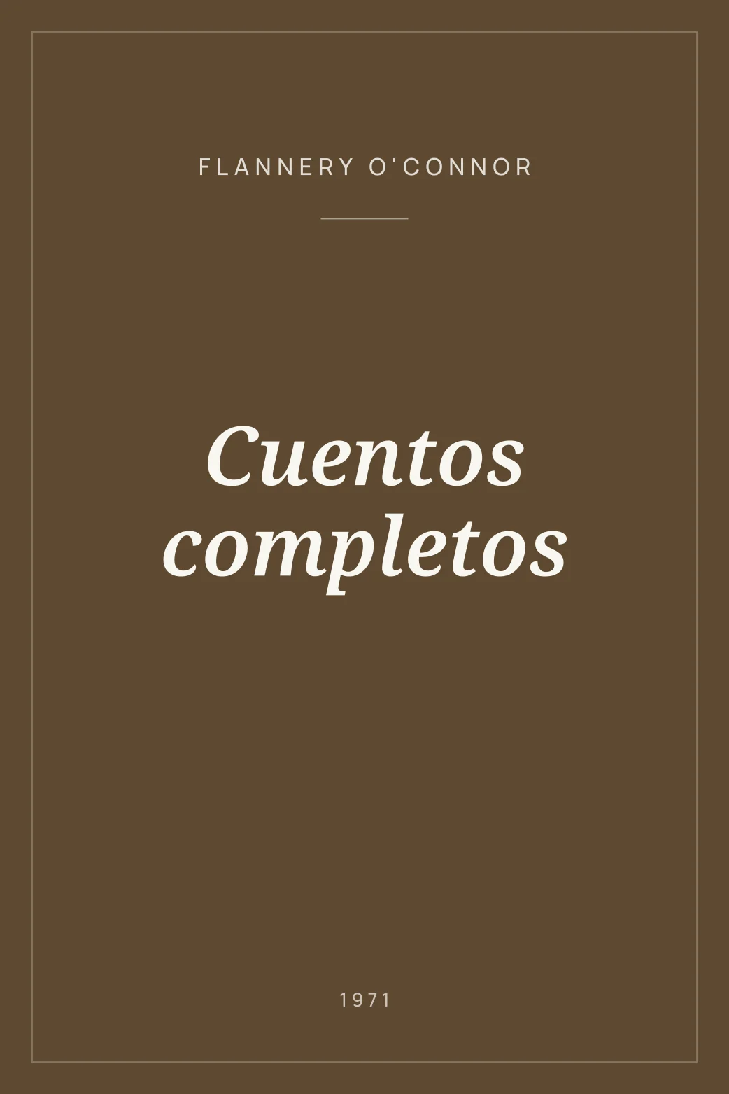 Portada de Cuentos completos
