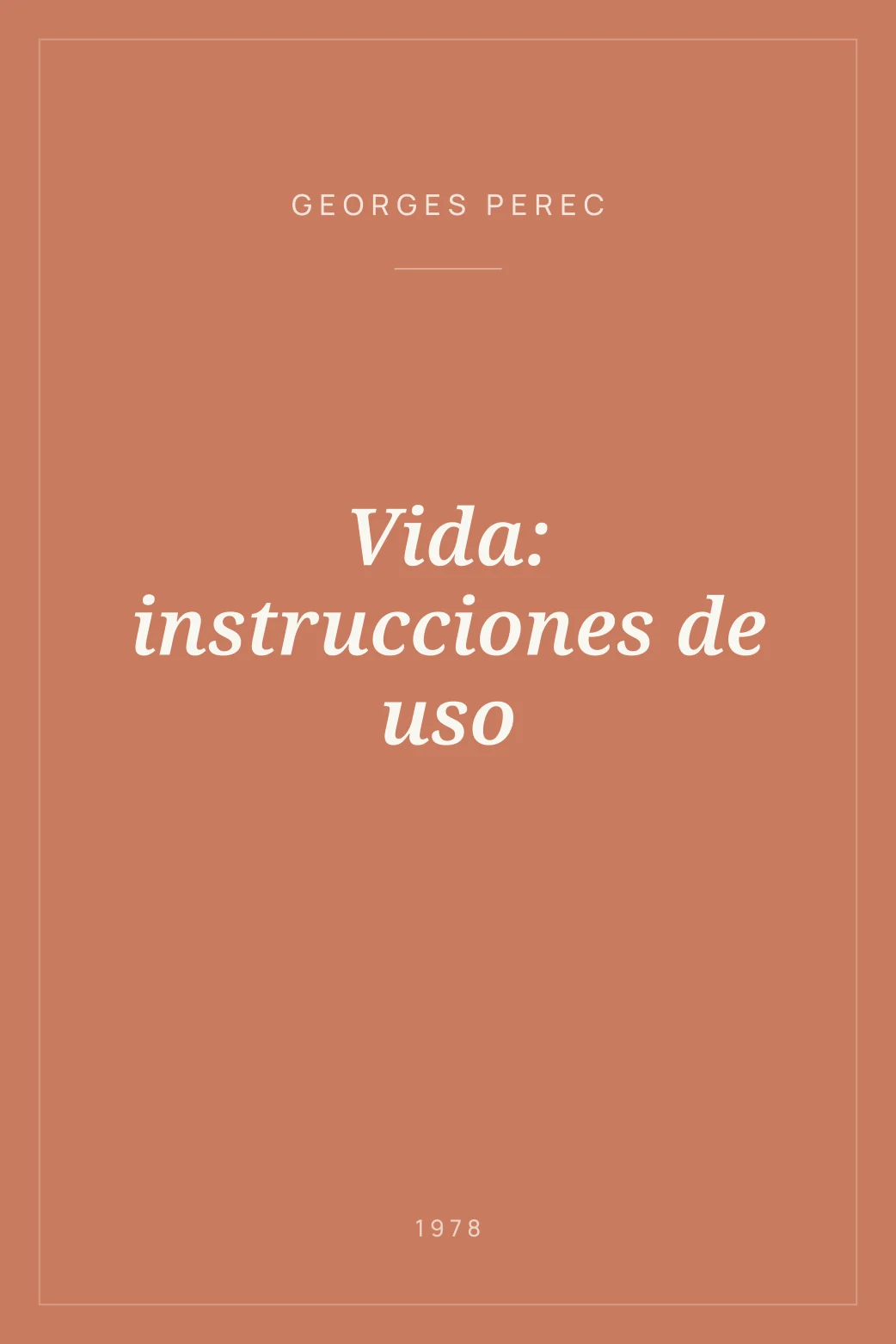 Portada de Vida: instrucciones de uso