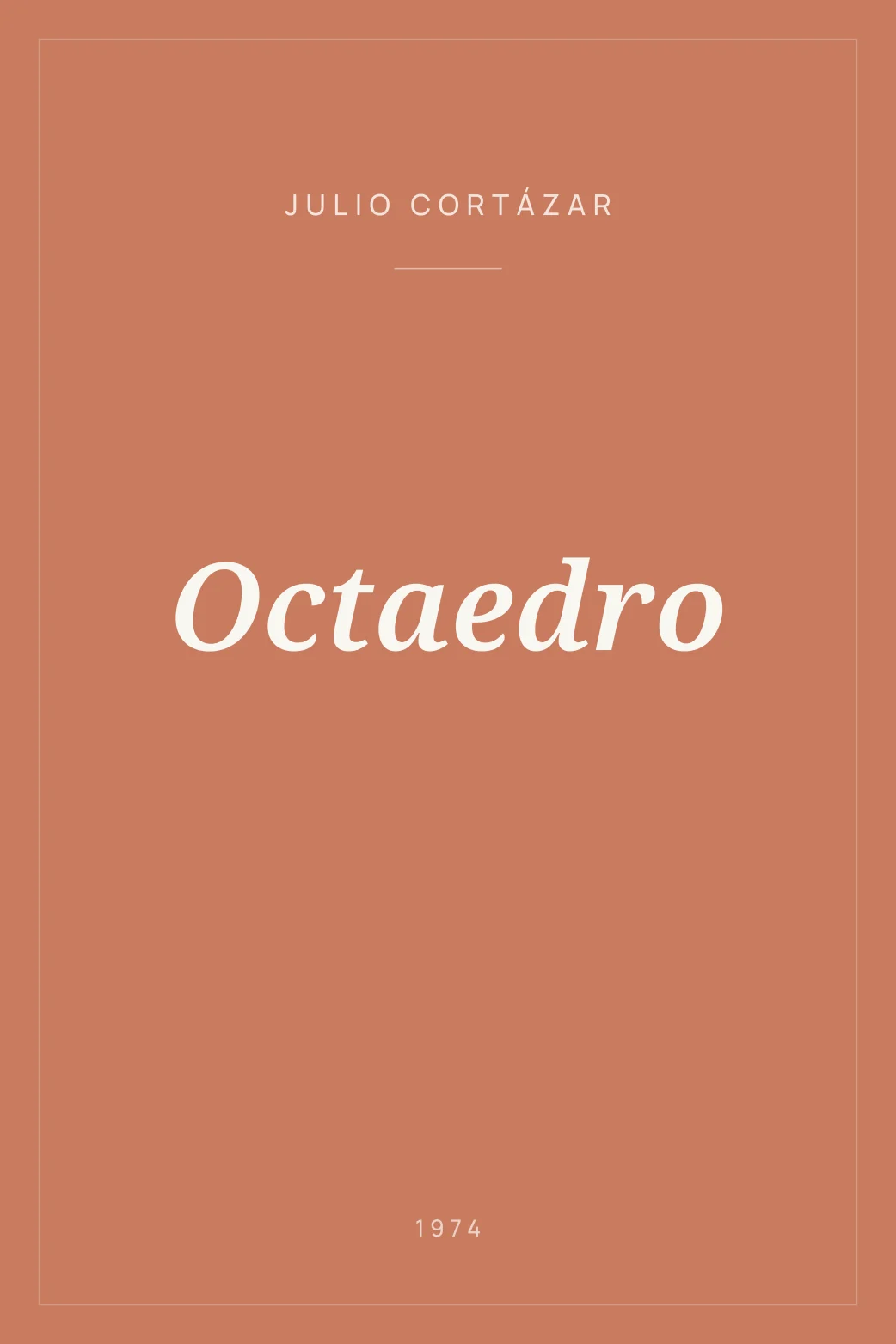 Portada de Octaedro