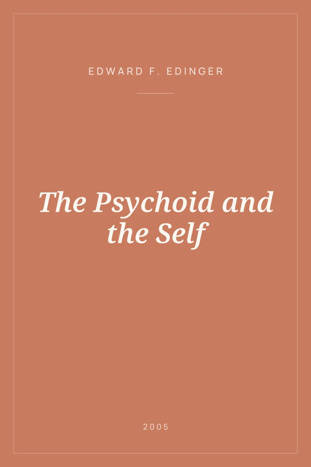 Portada de The Psychoid and the Self