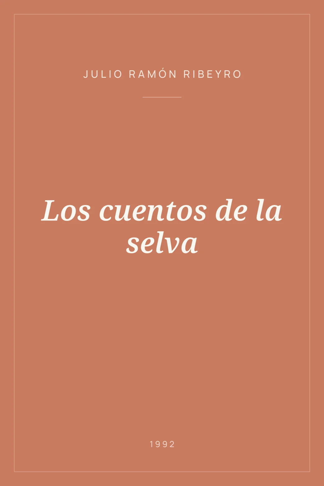 Portada de Los cuentos de la selva