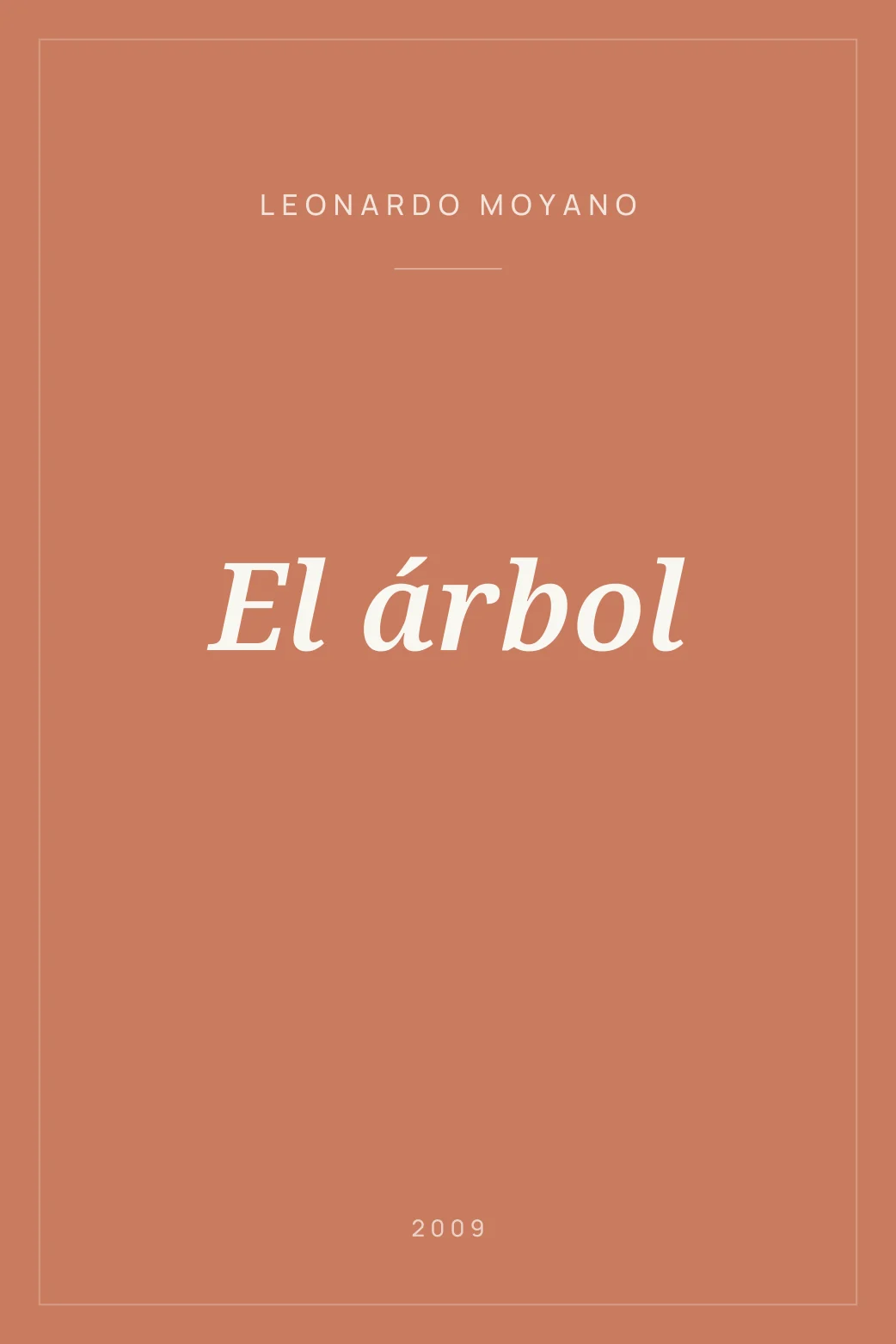 Portada de El árbol