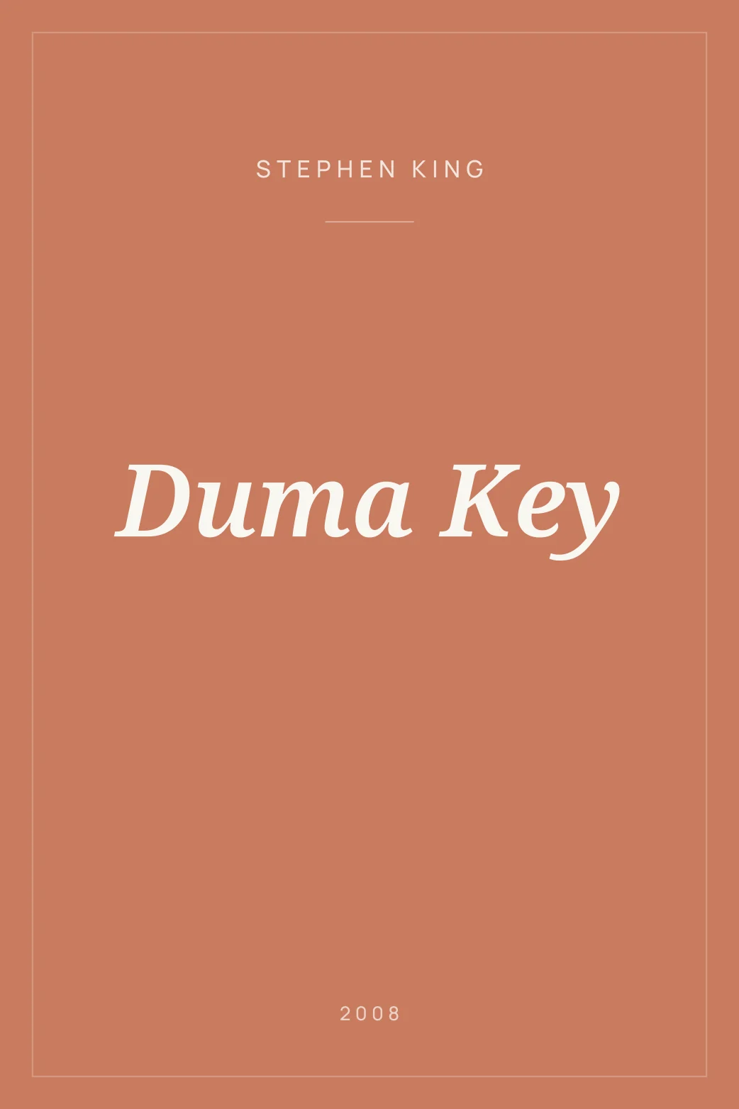 Portada de Duma Key