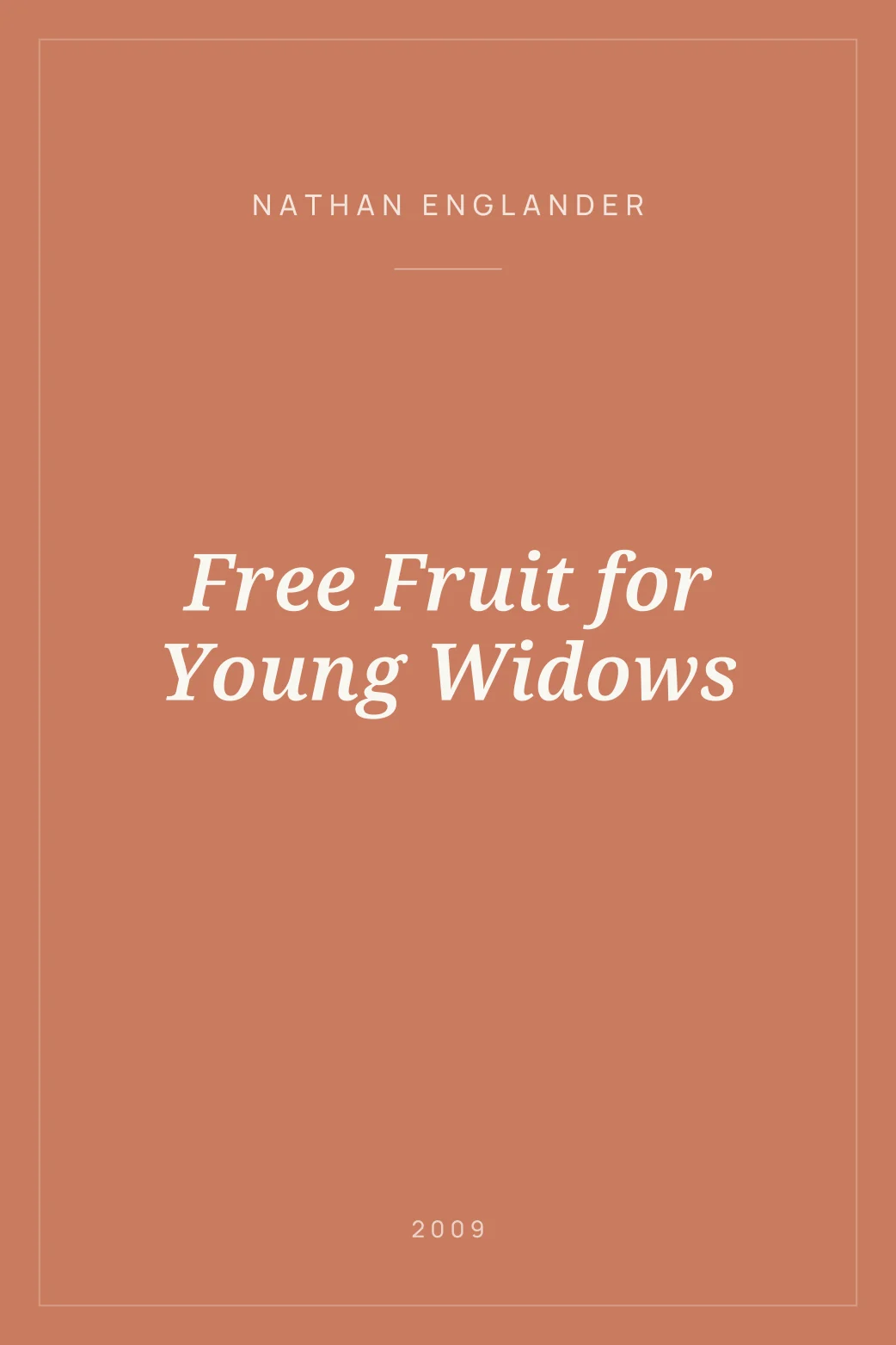 Portada de Free Fruit for Young Widows