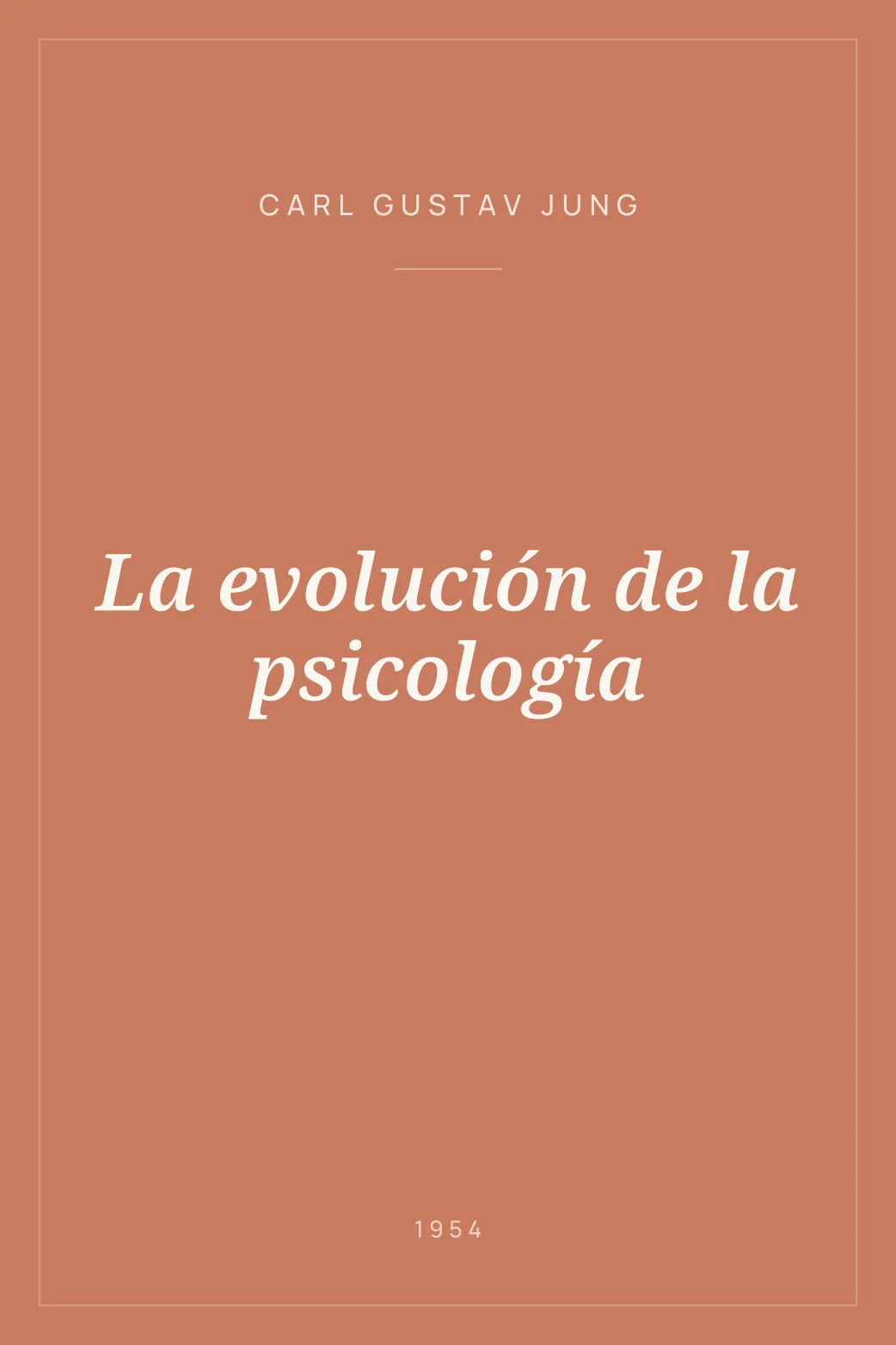 Portada de La evolución de la psicología