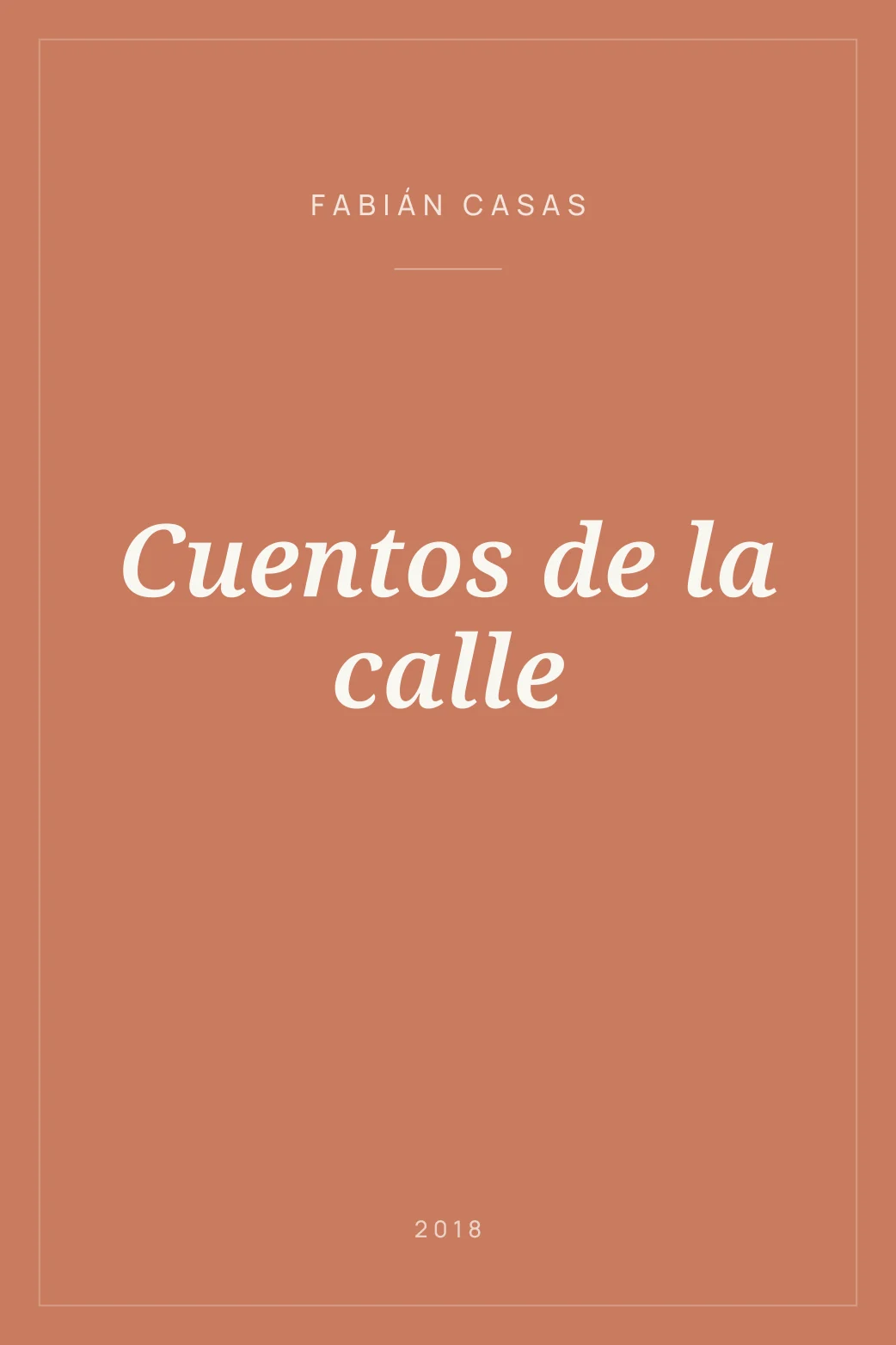 Portada de Cuentos de la calle