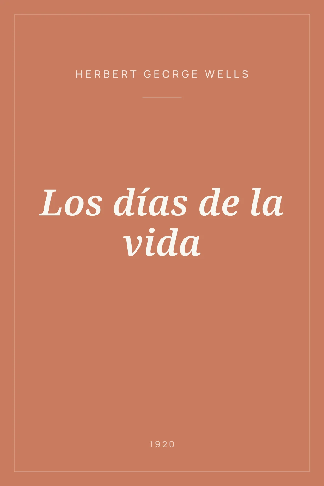 Portada de Los días de la vida