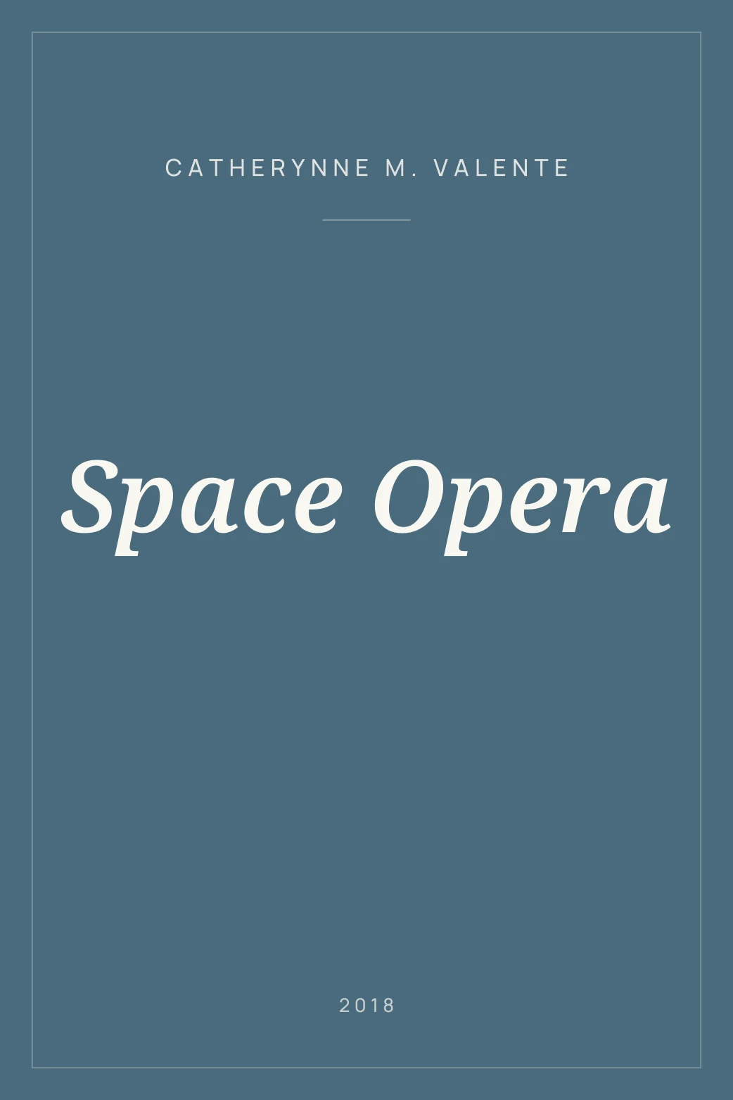 Portada de Space Opera