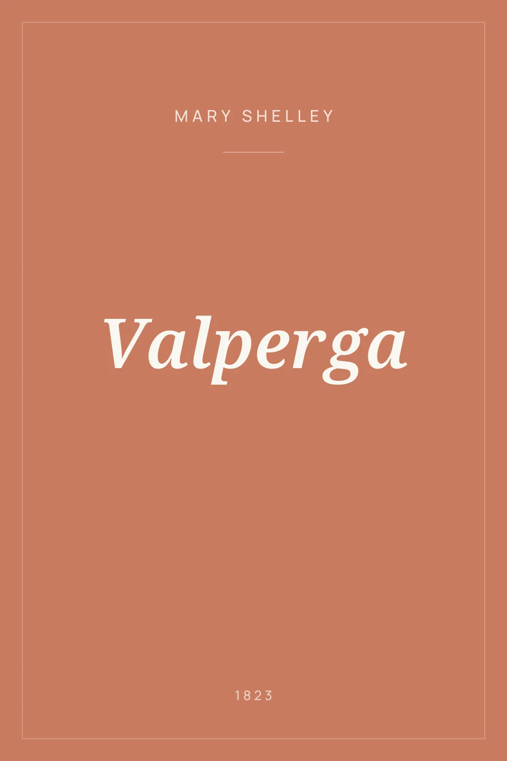 Portada de Valperga