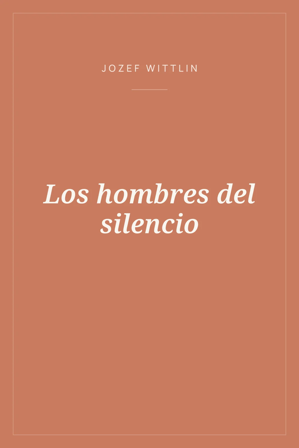 Portada de Los hombres del silencio