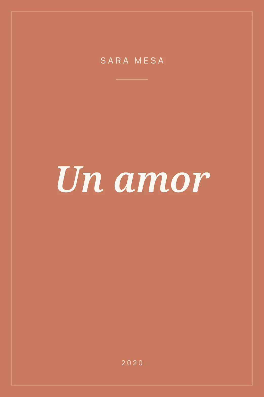 Portada de Un amor