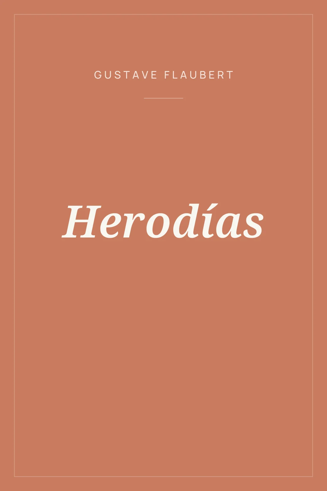 Portada de Herodías