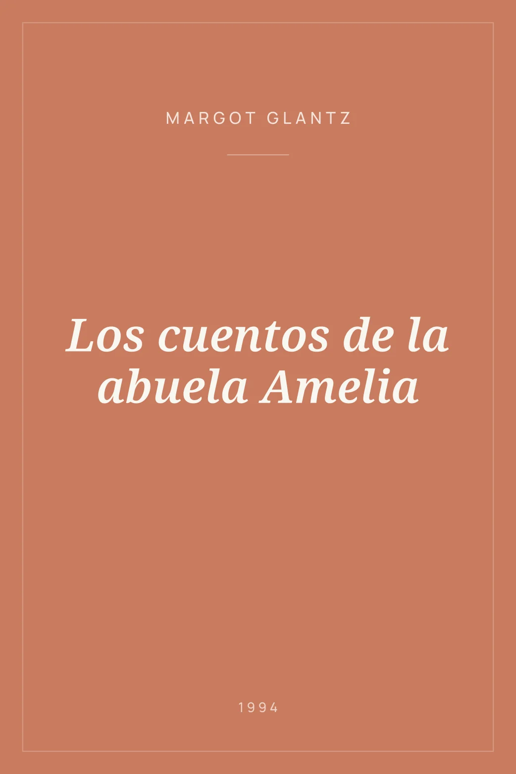 Portada de Los cuentos de la abuela Amelia