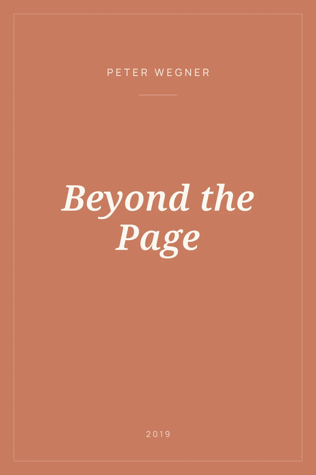 Portada de Beyond the Page