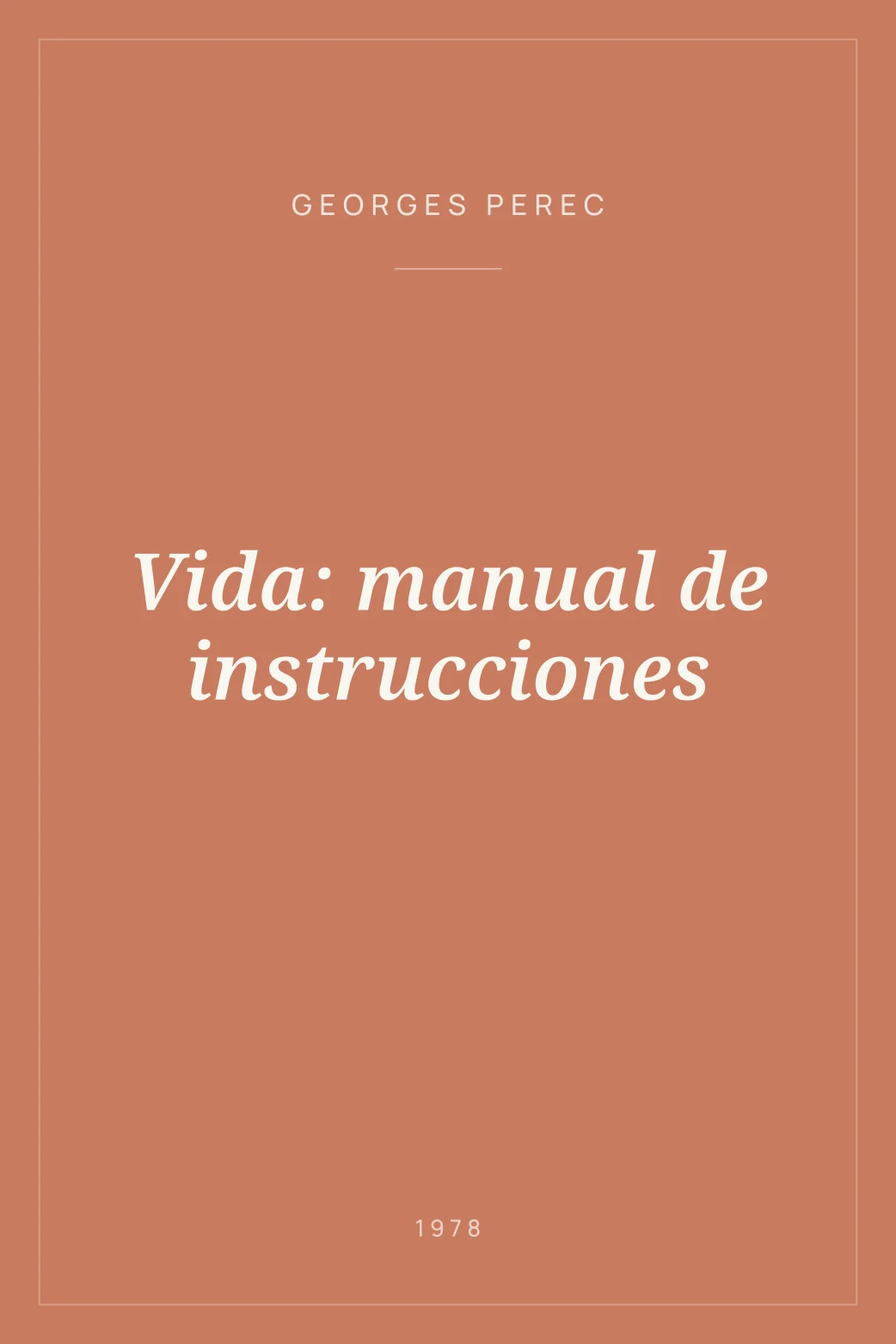 Portada de Vida: manual de instrucciones