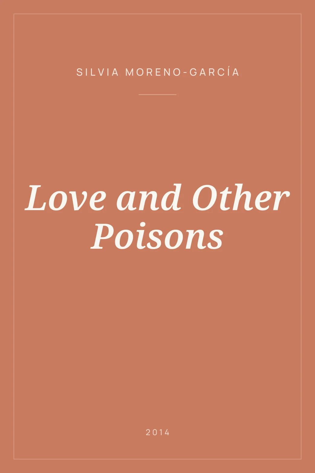 Portada de Love and Other Poisons