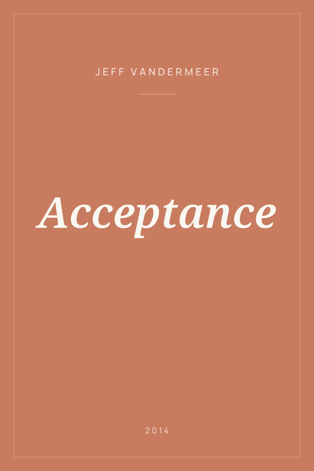 Portada de Acceptance
