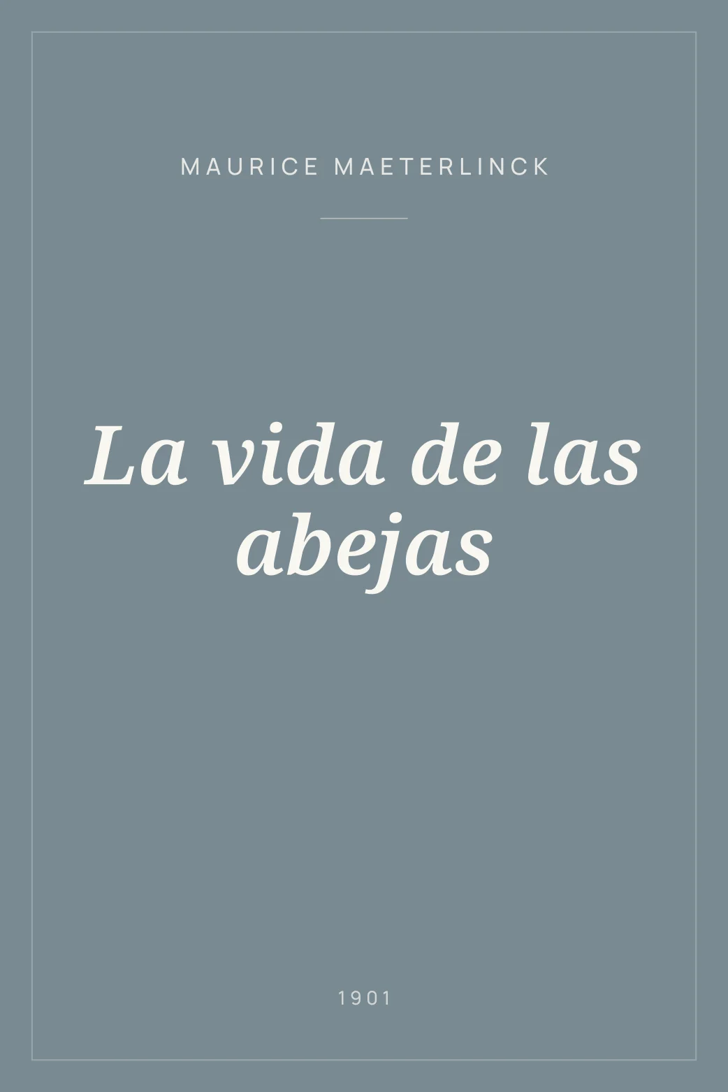 Portada de La vida de las abejas