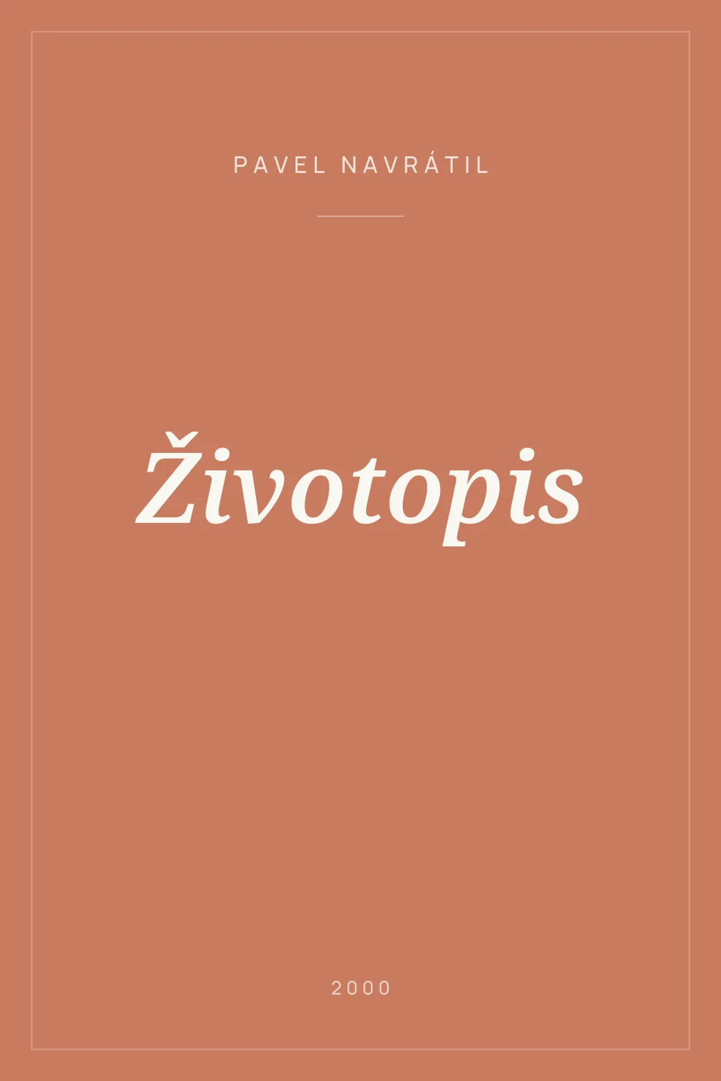 Portada de Životopis