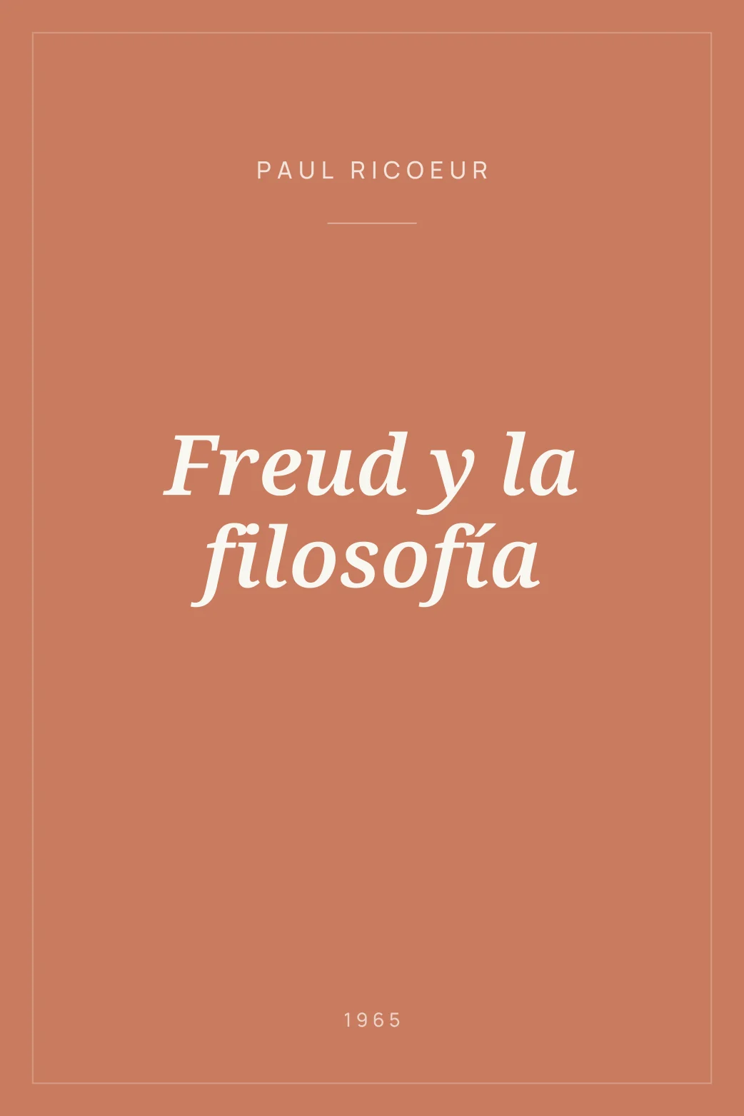 Portada de Freud y la filosofía