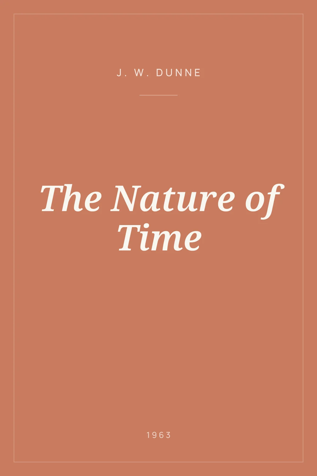 Portada de The Nature of Time