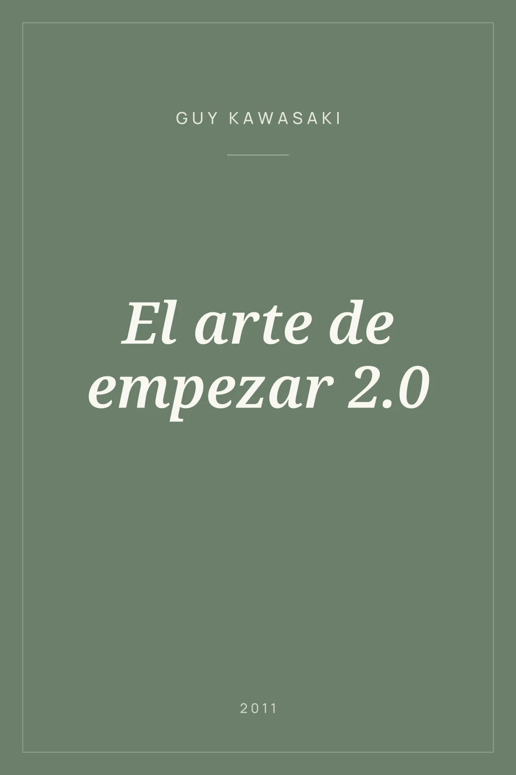 Portada de El arte de empezar 2.0