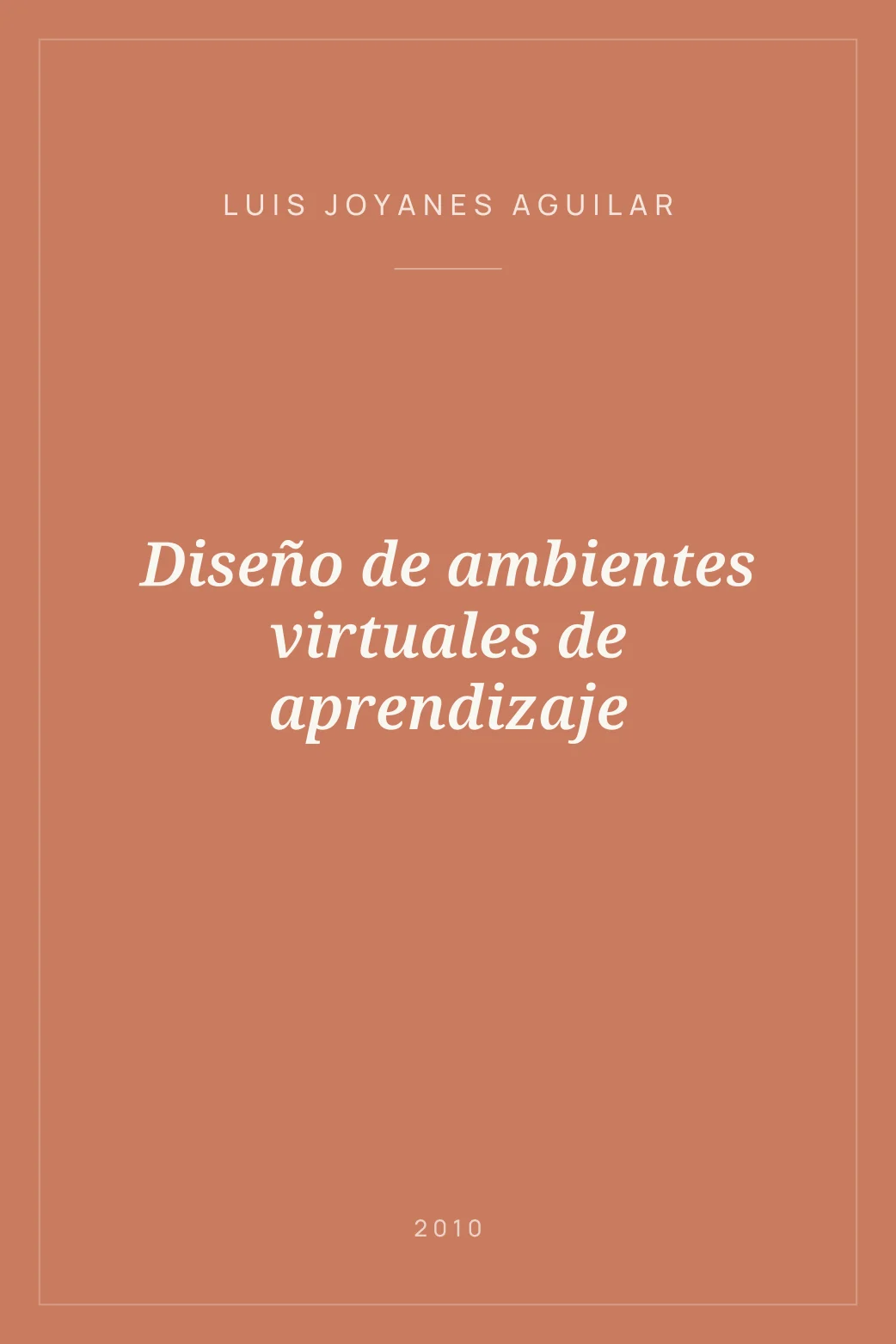 Portada de Diseño de ambientes virtuales de aprendizaje
