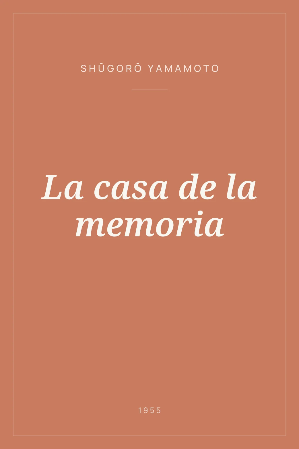 Portada de La casa de la memoria