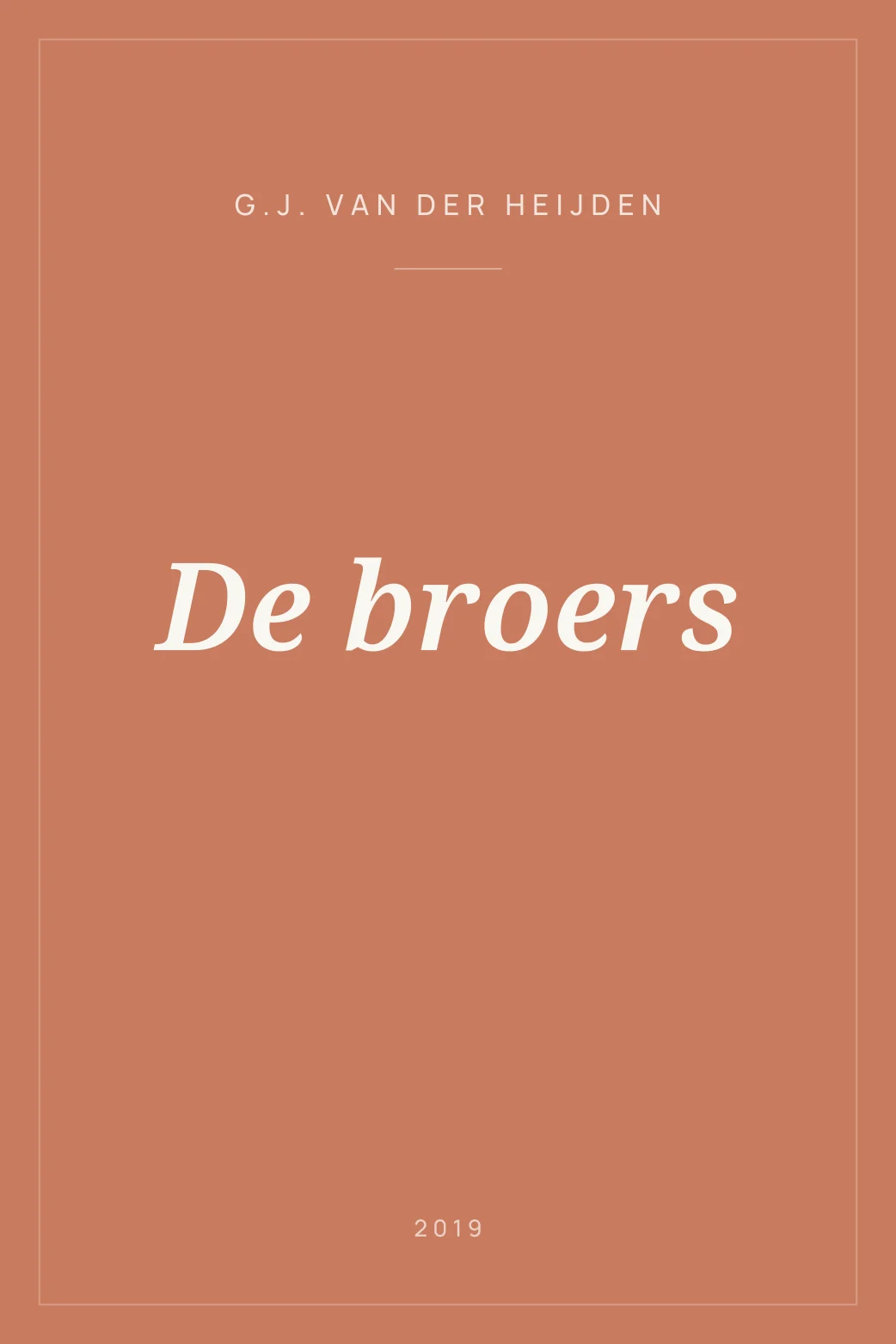 Portada de De broers