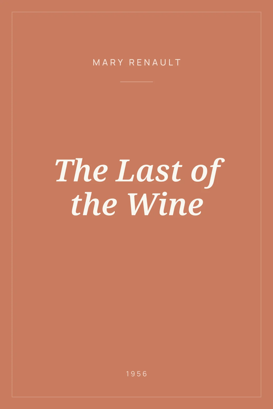 Portada de The Last of the Wine