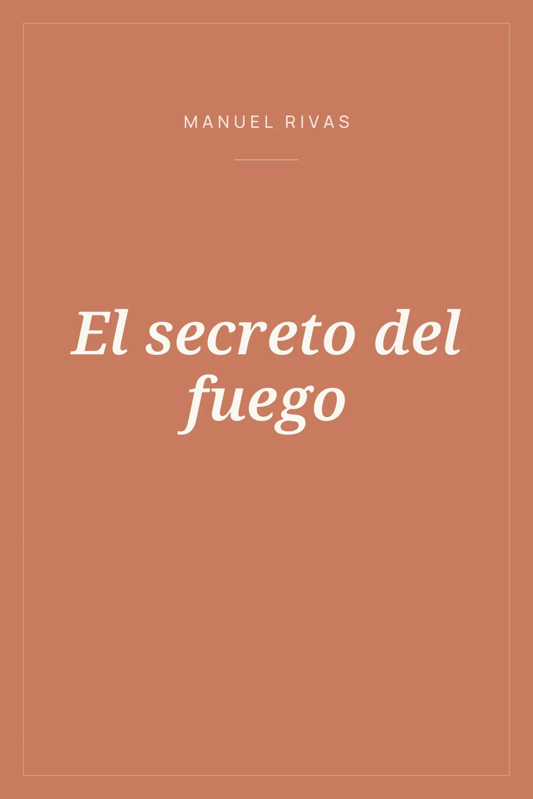 Portada de El secreto del fuego