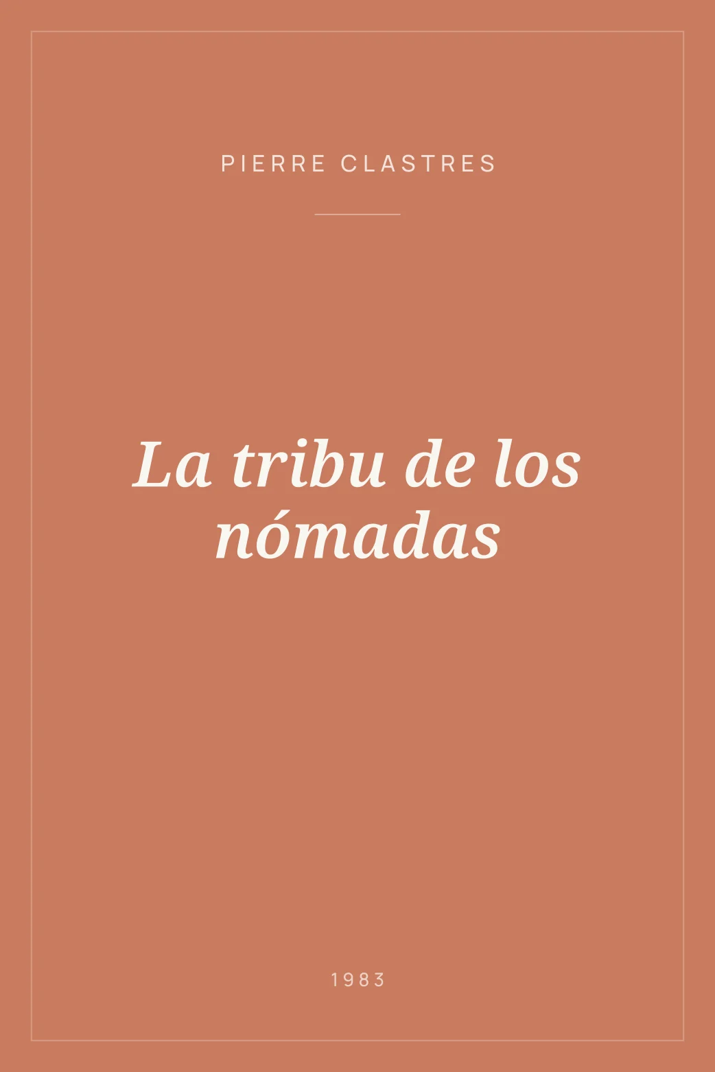 Portada de La tribu de los nómadas