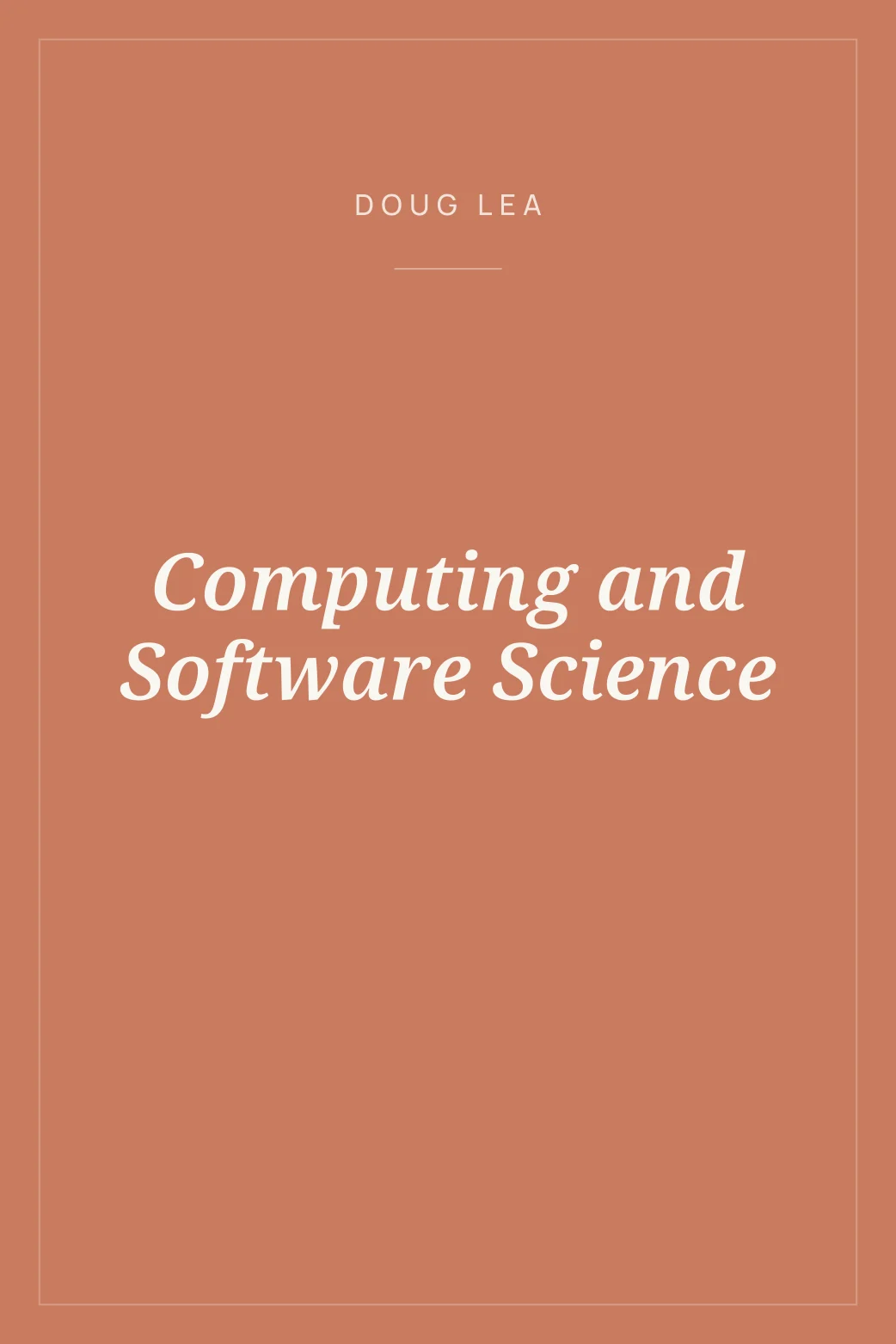 Computing and Software Science · Doug Lea — yoleo