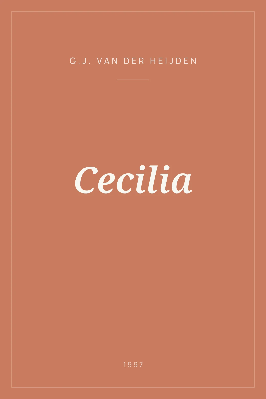 Portada de Cecilia