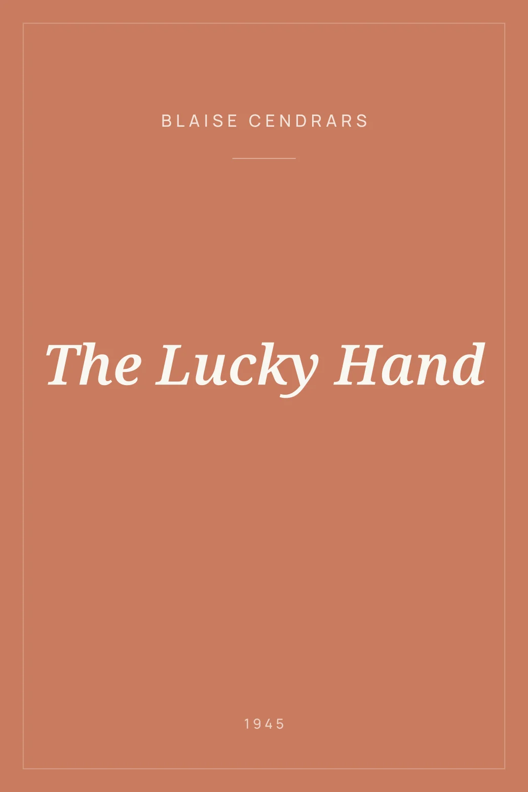 Portada de The Lucky Hand