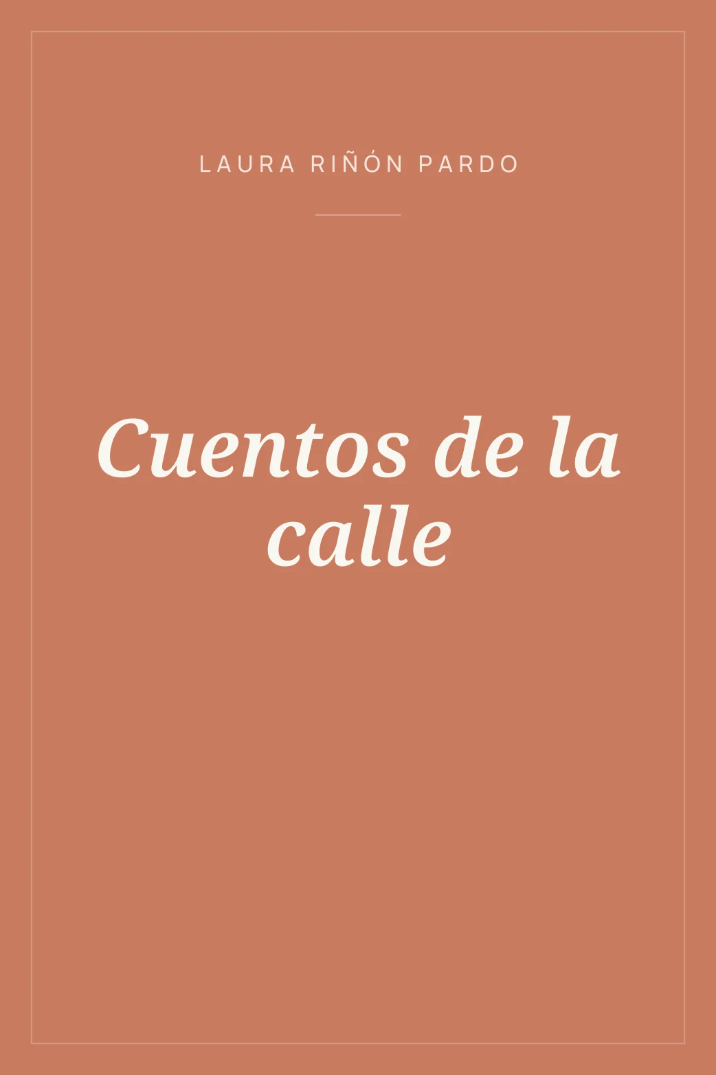 Portada de Cuentos de la calle