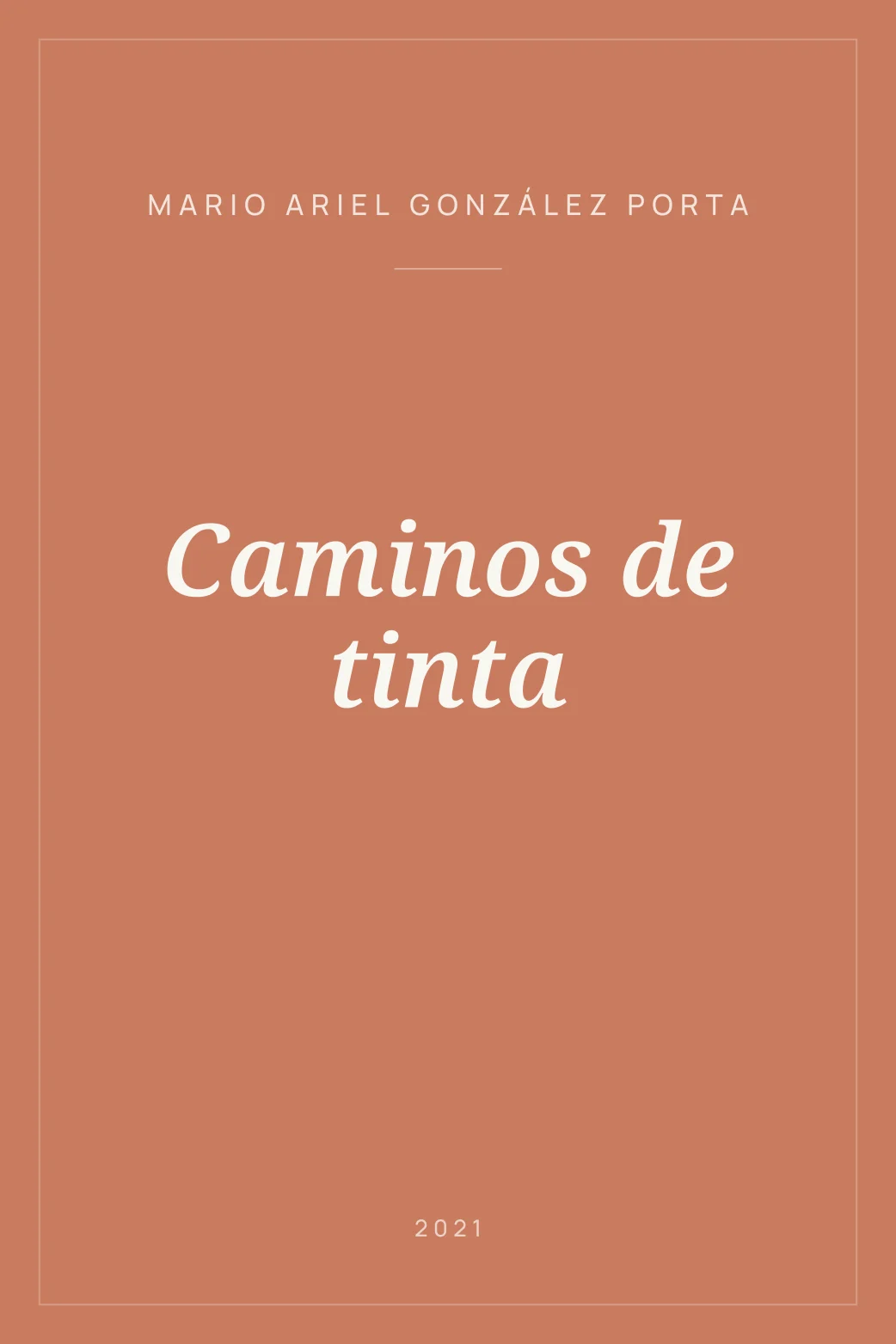 Portada de Caminos de tinta