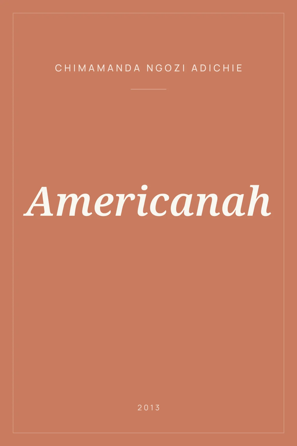 Portada de Americanah