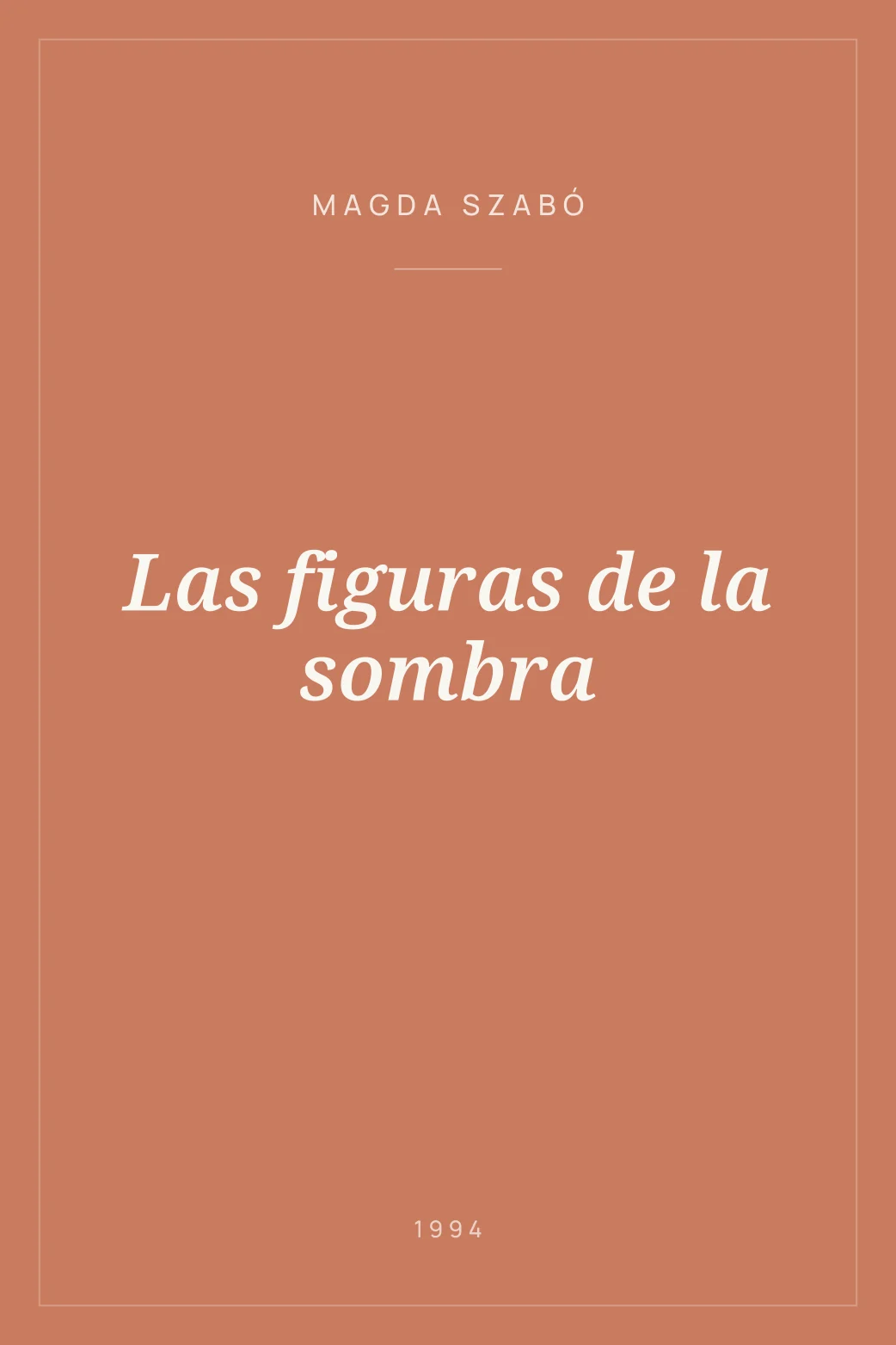 Portada de Las figuras de la sombra