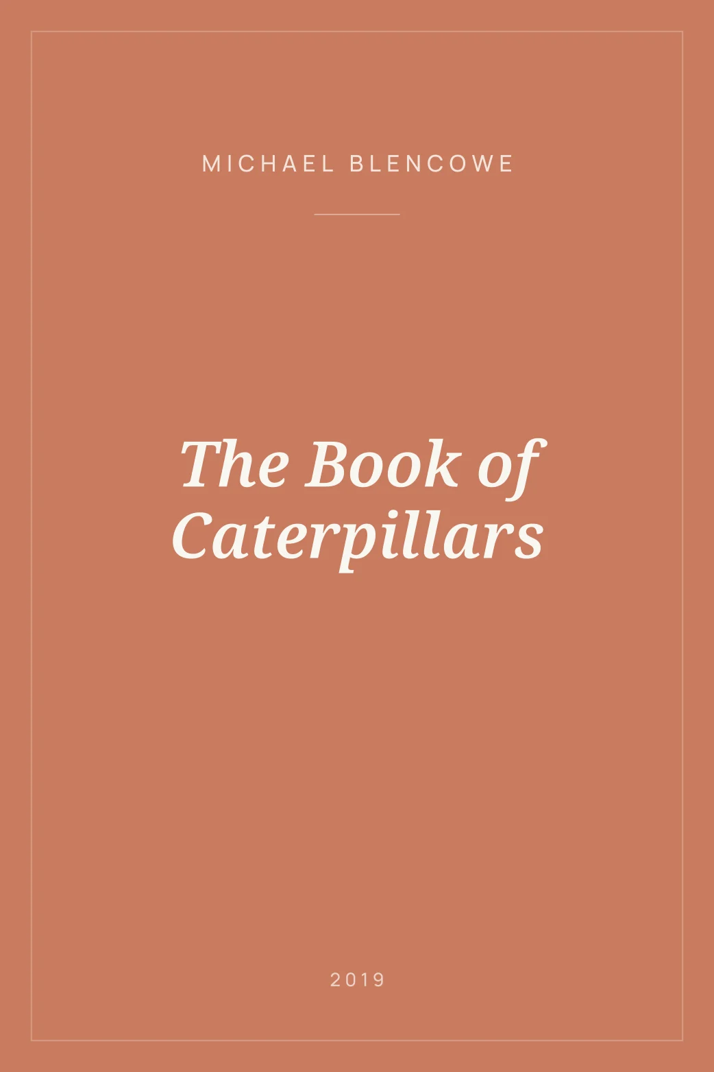 Portada de The Book of Caterpillars