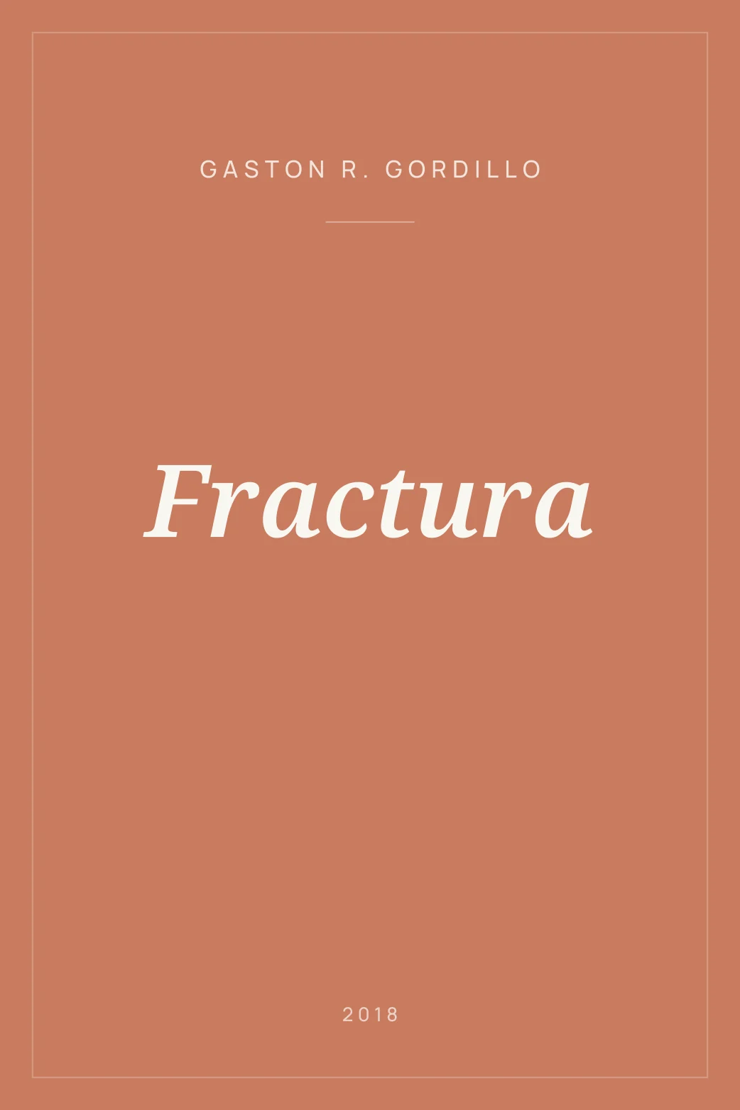 Portada de Fractura