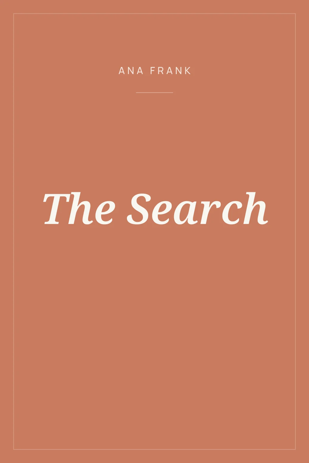 Portada de The Search