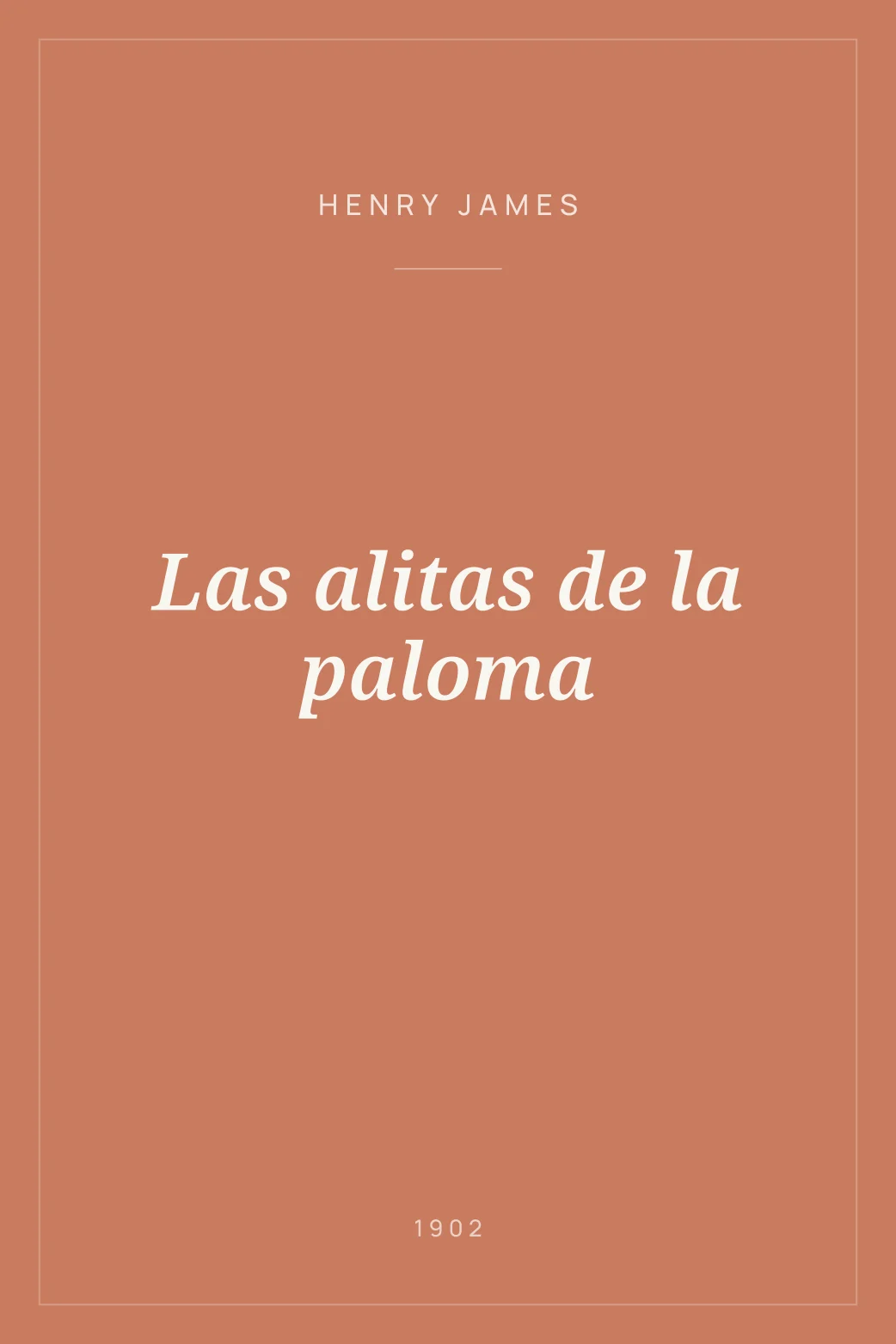 Portada de Las alitas de la paloma