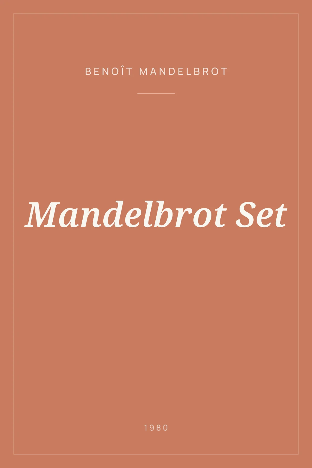 Portada de Mandelbrot Set