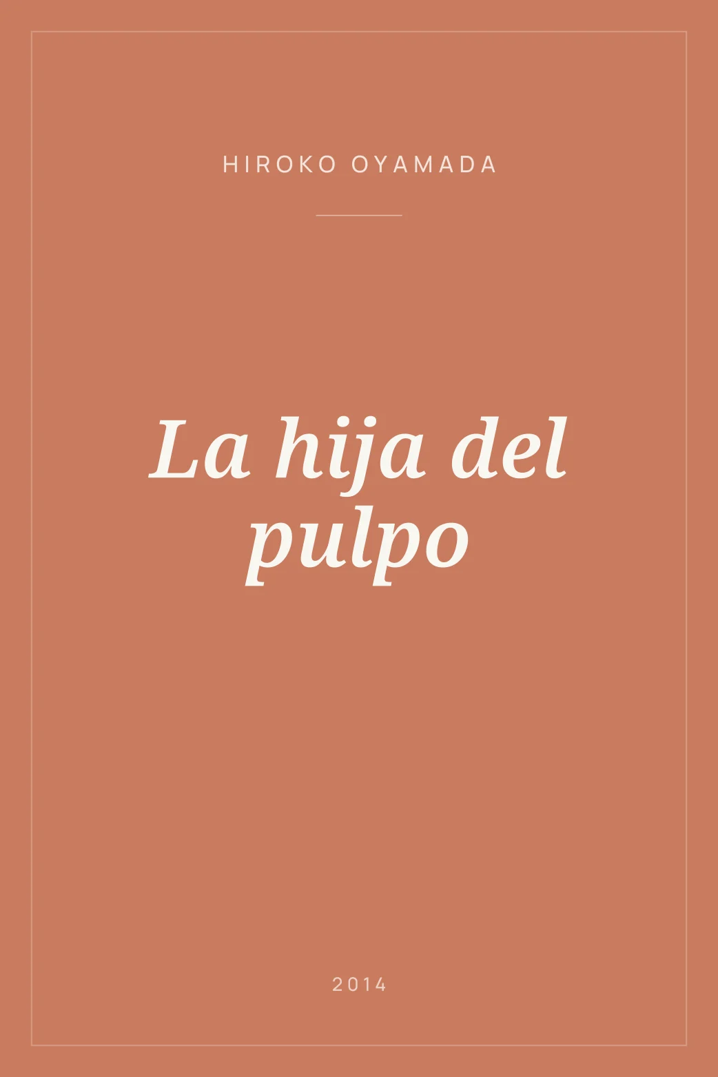 Portada de La hija del pulpo