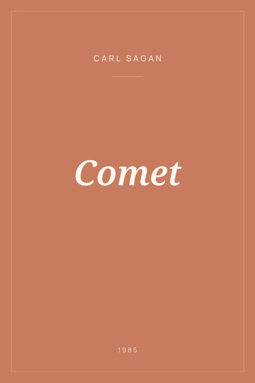 Portada de Comet