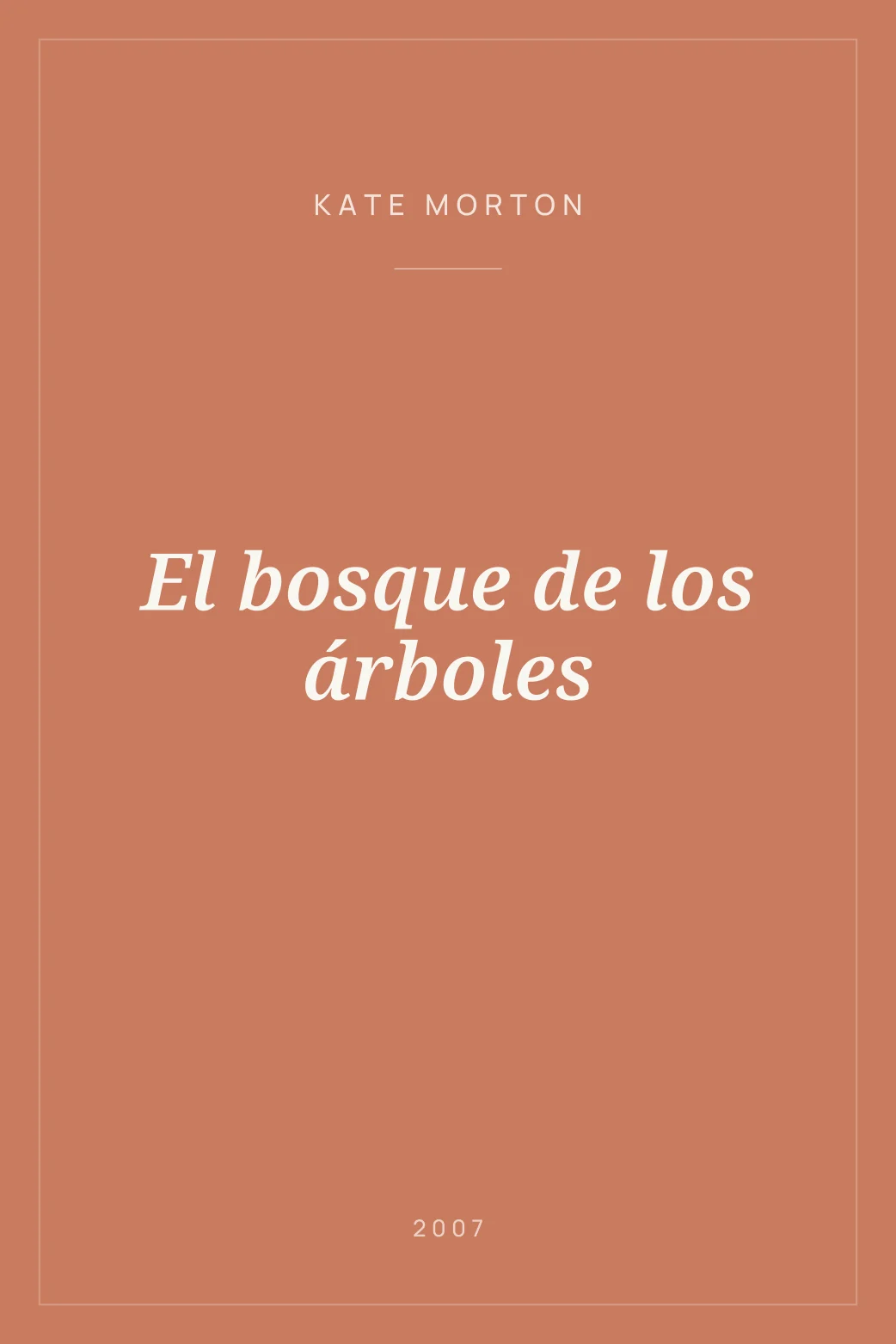 Portada de El bosque de los árboles